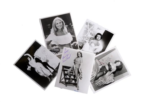 Female Sex Symbols Signed 8x10 Photos Including Sophia Loren and Raquel Welch (5)